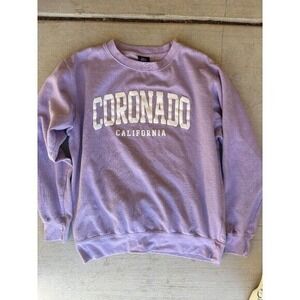 MV Sport Coronado California Crewneck Pullover Sweatshirt Lavender